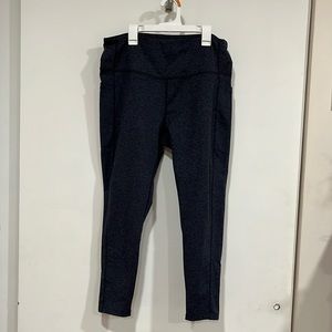 Buttery Soft Zella Capri Leggings Dark Gray XL